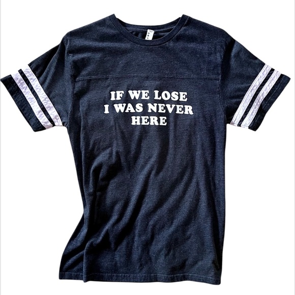 Charlie Southern graphic medium T-shirt dark charcoal gray short sleeves unisex - Picture 1 of 6